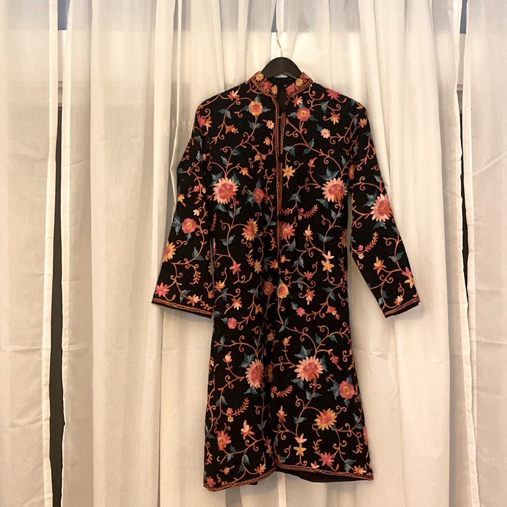 Unique, traditionally made, light wool jacket.